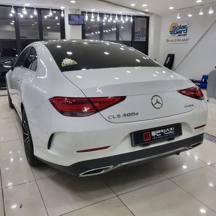 인천 랩핑제거 잘하는곳 / 벤츠 CLS 400d 수명다된 랩핑 필름 제거 하기 / 깔끔하게 원상복구 해드렸습니다 ^^ / 인천 남동구 논현동
