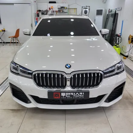 BMW 5시리즈 윈도우크롬 죽이기 / 생활보호PPF 작업 / 인천랩핑 전문점 투맨카스킨 / 인천 남동구 논현동