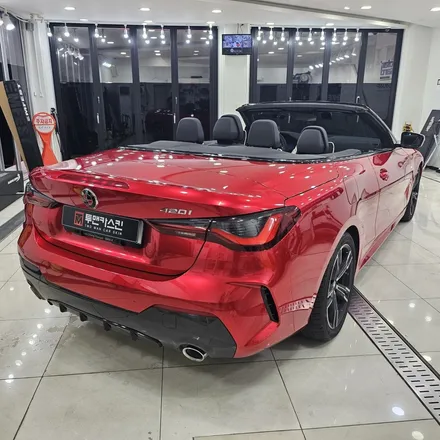 인천 BMW 랩핑 전문 – 420i 컨버터블 EMFEST 소울무빙레드 시공기 / 인천 남동구 논현동