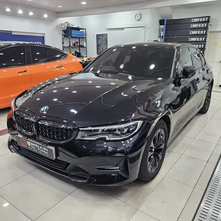BMW 320d 백화현상 해결, 3M 2080 크롬죽이기 시공 / 인천 남동구 논현동