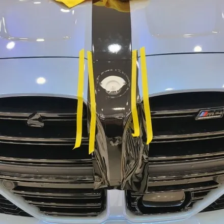 BMW M4 기존 사틴블랙 랩핑 제거 후 오토벨벳 문스톤 그레이 컬러로 전체랩핑 재 시공 해드렸습니다^^ 추가로 커스텀 데칼까지!/ BMW M4 랩핑 전문점 투맨카스킨 / 파주랩핑 / 인천 남동구 논현동