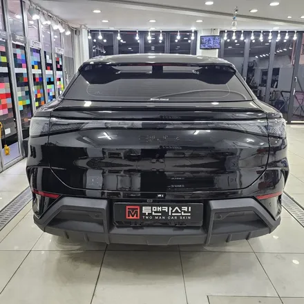 BYD 씨라이언7 엠블럼 랩핑 작업 후기 / EV, SEALION7 레터링은 제거 하기 / 인천 남동구 논현동