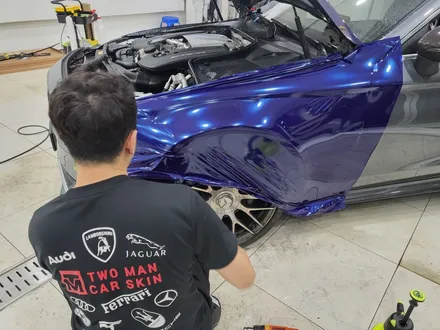 [투맨카스킨] 벤츠 C63s AMG 전체랩핑 / 글로스 마그네틱 버스트 / 에이버리데니슨 / 인천랩핑 C63랩핑 전문점 / 송도랩핑 / 논현랩핑 / 벤츠랩핑전문점 / 인천ppf / 인천 서구, 부평, 부천