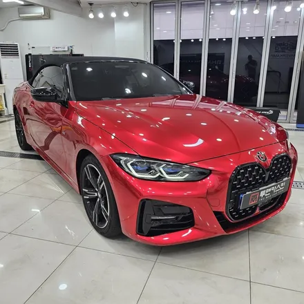 인천 BMW 랩핑 전문 – 420i 컨버터블 EMFEST 소울무빙레드 시공기 / 인천 남동구 논현동