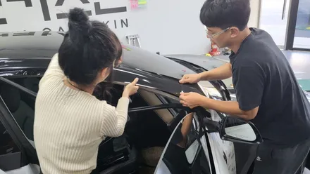 [투맨카스킨] 테슬라 모델3 공구리랩핑 / 유광다크그레이 / 에이버리데니슨 / 인천랩핑 / 청라랩핑 / 송도랩핑 / 논현동랩핑 / 인천ppf / 인천 서구, 부평, 부천