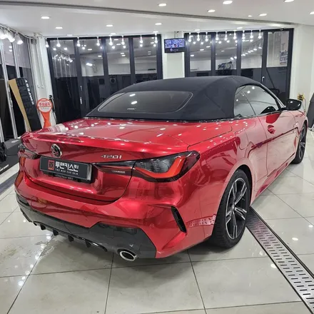 인천 BMW 랩핑 전문 – 420i 컨버터블 EMFEST 소울무빙레드 시공기 / 인천 남동구 논현동