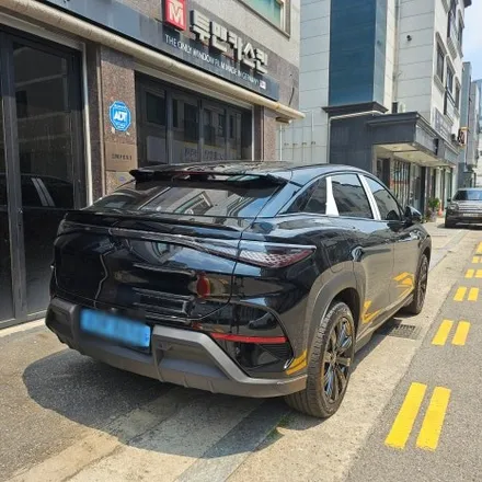 BYD 씨라이언7 신차 블랙아웃! 전후면 BYD 엠블럼 랩핑 & 레터링 제거 시공 / 인천 남동구 논현동