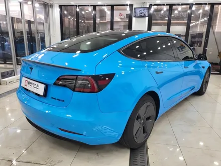 테슬라 모델3 랩핑 잘하는곳 / AX Wrap Gloss Sky Blue / 파란색랩핑 / 인천 모델3랩핑전문점 / 인천 서구 랩핑 / 에이엑스랩핑 / ax필름 / 인천 서구, 부평, 부천