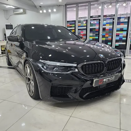 BMW m550d 리페어블랙 전체랩핑 시공기 / 라이트 톤 다운 PPF 작업까지 진행 / 인천 랩핑 PPF 전문점 / 인천 남동구 논현동