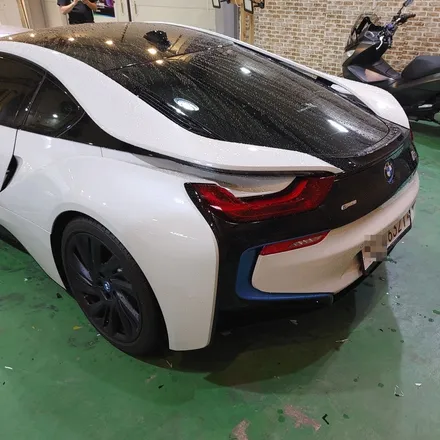 인천 랩핑 BMW i8 민트크롬 전체랩핑/크롬랩핑 / 인천 남동구 논현동