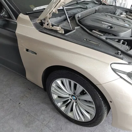 [투맨카스킨] BMW 5gt 사고랩핑 / 사틴블랙 랩핑 / 사고차랩핑 / 인천랩핑 / 청라랩핑 / bmw 랩핑전문점 / 인천 남동구 논현동