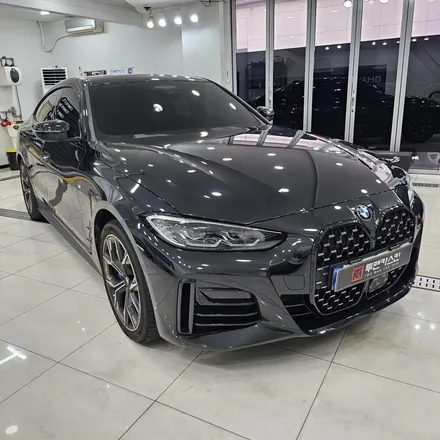 BMW 420i 사틴블랙 전체랩핑 시공 │ 인천랩핑전문점 투맨카스킨 3M2080 + 라이트블랙PPF 톤다운 / 인천 남동구 논현동