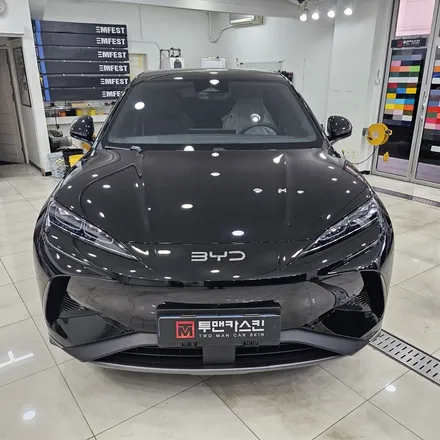 BYD 씨라이언7 전국 1호 투톤 전체랩핑 – 소울무빙레드로 완성된 압도적 존재감 / 인천 남동구 논현동