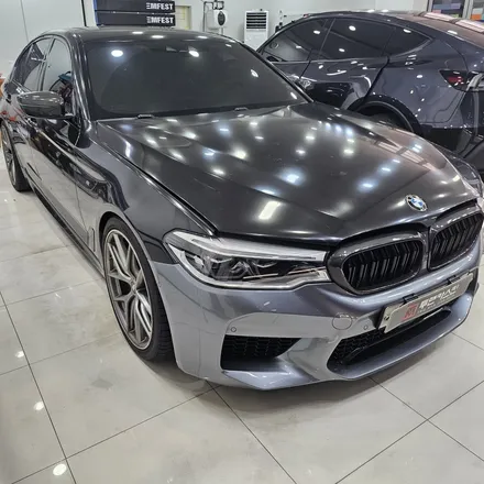 BMW m550d 리페어블랙 전체랩핑 시공기 / 라이트 톤 다운 PPF 작업까지 진행 / 인천 랩핑 PPF 전문점 / 인천 남동구 논현동