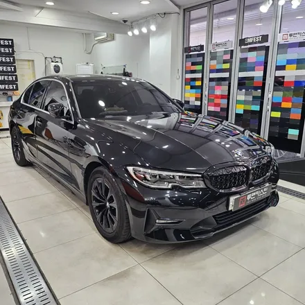 BMW 320d 백화현상 해결, 3M 2080 크롬죽이기 시공 / 인천 남동구 논현동