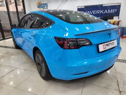 테슬라 모델3 랩핑 잘하는곳 / AX Wrap Gloss Sky Blue / 파란색랩핑 / 인천 모델3랩핑전문점 / 인천 서구 랩핑 / 에이엑스랩핑 / ax필름 / 인천 서구, 부평, 부천