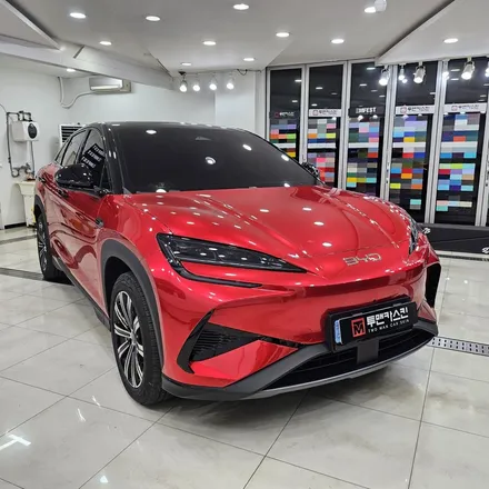 BYD 씨라이언7 전국 1호 투톤 전체랩핑 – 소울무빙레드로 완성된 압도적 존재감 / 인천 남동구 논현동