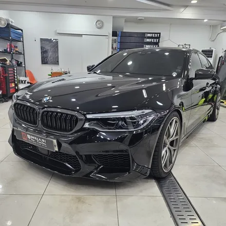 BMW m550d 리페어블랙 전체랩핑 시공기 / 라이트 톤 다운 PPF 작업까지 진행 / 인천 랩핑 PPF 전문점 / 인천 남동구 논현동
