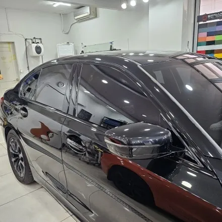 BMW 320d 백화현상 해결, 3M 2080 크롬죽이기 시공 / 인천 남동구 논현동