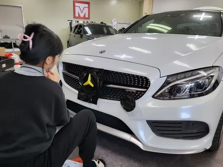 [투맨카스킨] 벤츠 c43 amg 전체랩핑 / 다이아몬드화이트 랩핑 / 에이버리데니슨 / 인천랩핑 / 송도랩핑 / 청라랩핑 / 인천ppf / 송도ppf / 논현랩핑 / 논현ppf / 인천 서구, 부평, 부천