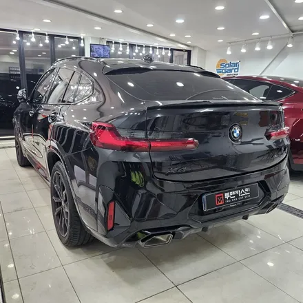 BMW X4 블랙 차량 생활보호PPF & 스포일러 + 블랙 레터링 작업 / 인천 남동구 논현동