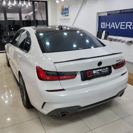 BMW 3시리즈 루프스킨 블랙PPF 작업으로 도장면같은 퀄리티~! / 인천 PPF전문점 투맨카스킨 / 3시리즈 랩핑 전문점 / 인천 서구, 부평, 부천