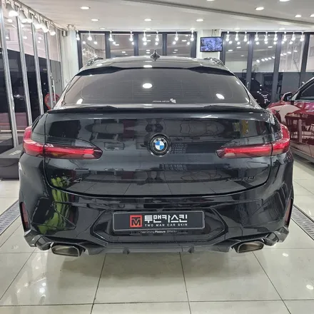 BMW X4 블랙 차량 생활보호PPF & 스포일러 + 블랙 레터링 작업 / 인천 남동구 논현동