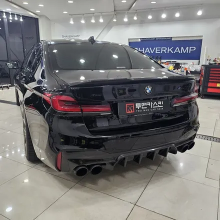 BMW m550d 리페어블랙 전체랩핑 시공기 / 라이트 톤 다운 PPF 작업까지 진행 / 인천 랩핑 PPF 전문점 / 인천 남동구 논현동