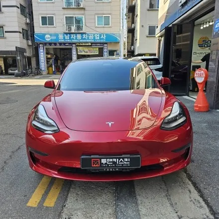 테슬라 모델3 구형, 3M 2080 유광블랙 랩핑으로 변신! 크롬죽이기 작업 후기 / 인천 남동구 논현동