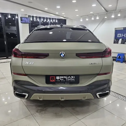 BMW X6 전체랩핑 제거 후 새로운 컬러로 대 변신 완료 / 에이버리데니슨 매트카키그린 / 인천 남동구 논현동
