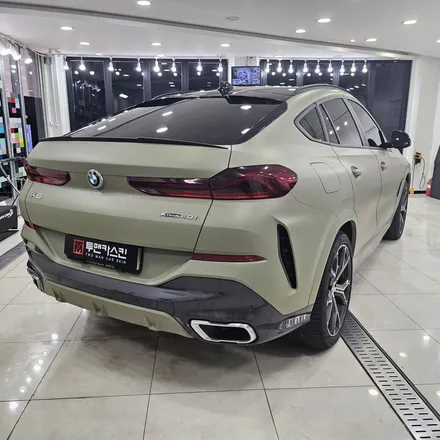 BMW X6 전체랩핑 제거 후 새로운 컬러로 대 변신 완료 / 에이버리데니슨 매트카키그린 / 인천 남동구 논현동