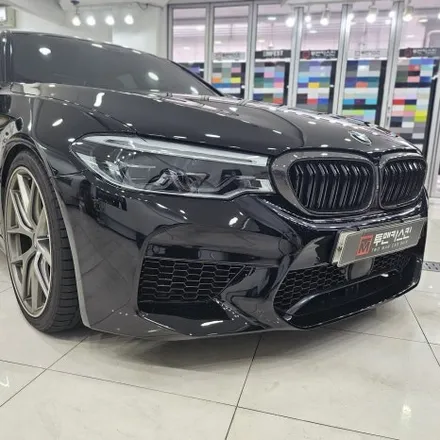 BMW m550d 리페어블랙 전체랩핑 시공기 / 라이트 톤 다운 PPF 작업까지 진행 / 인천 랩핑 PPF 전문점 / 인천 남동구 논현동