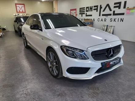 [투맨카스킨] 벤츠 c43 amg 전체랩핑 / 다이아몬드화이트 랩핑 / 에이버리데니슨 / 인천랩핑 / 송도랩핑 / 청라랩핑 / 인천ppf / 송도ppf / 논현랩핑 / 논현ppf / 인천 서구, 부평, 부천