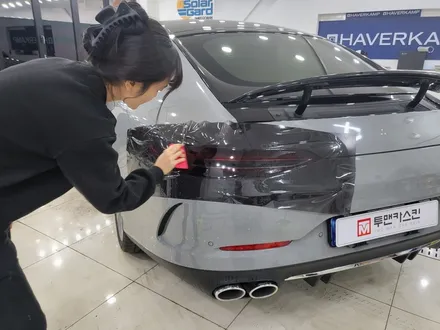 벤츠 AMG GT43 랩핑 잘하는곳 / 공구리랩핑 / 3m 애쉬그레이 / 벤츠 랩핑 / AMG GT43랩핑 루프스킨 / 생활보호PPF / 인천랩핑 송도랩핑 청라랩핑 / 인천 서구, 부평, 부천