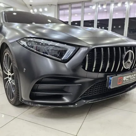 벤츠 CLS450 사틴블랙 전체랩핑 / 라이트 톤다운 작업으로 포스있는 벤츠 CLS 차량으로 만들어 드렸습니다 / 송도랩핑 투맨카스킨 / 인천 남동구 논현동