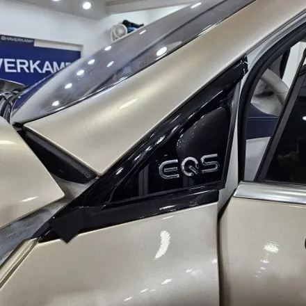 벤츠 EQS 580 SUV 전체랩핑 진행해드렸습니다 / 샴페인골드 전체랩핑 / 전체 크롬죽이기 / 럭셔리 차량으로 만들어 드렸습니다^^ / 시흥랩핑 시흥 랩핑전문점 / 인천 남동구 논현동