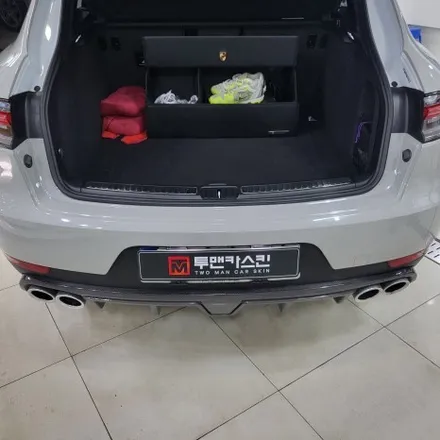 인천 랩핑 포르쉐 마칸s 순정 포르쉐 컬러로 전체랩핑 진행 해드렸습니다! / 포르쉐 순정 컬러 랩핑 AX film - Chalk Gray / 챠크그레이 쵸크그레이 랩핑 / 인천 서구, 부평, 부천