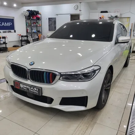 인천랩핑 전문점 투맨카스킨에 소문듣고 방문주셨네요^^ / BMW 6GT 사이드미러 유광블랙 랩핑 / 키드니그릴교체 / 인천 서구, 부평, 부천