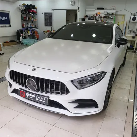 인천 랩핑제거 잘하는곳 / 벤츠 CLS 400d 수명다된 랩핑 필름 제거 하기 / 깔끔하게 원상복구 해드렸습니다 ^^ / 인천 남동구 논현동