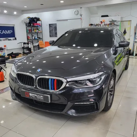 인천랩핑 BMW 5시리즈 3m2080 화이트 골드 스파클 전체랩핑 / 인천 남동구 논현동