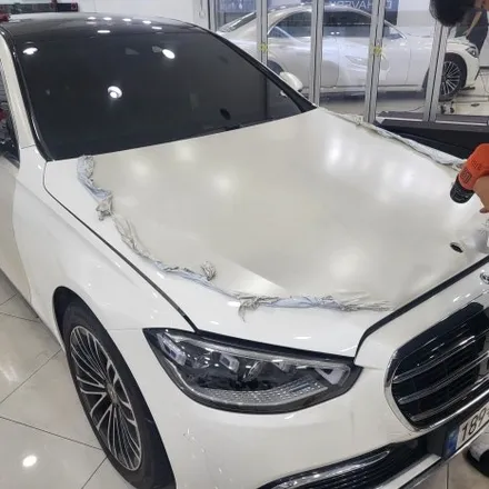 벤츠 S클래스 S350d 사틴블랙 전체랩핑 완성 / 투맨카스킨에서 벌써 8번째 랩핑 하셨습니다 / 인천랩핑 / 인천 남동구 논현동