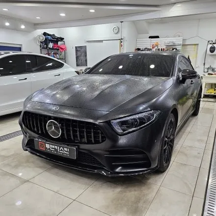 벤츠 CLS450, 사틴 블랙 랩핑 + 라이트블랙 PPF 시공 후기 / 인천 남동구 논현동