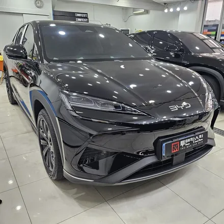 BYD 씨라이언7 신차 블랙아웃! 전후면 BYD 엠블럼 랩핑 & 레터링 제거 시공 / 인천 남동구 논현동
