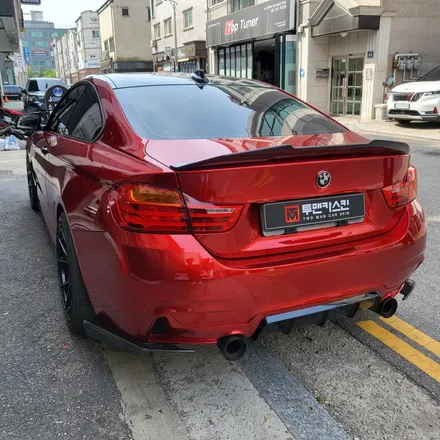 인천랩핑 잘하는곳 / BMW 4시리즈 쿠페 전체랩핑 시공 포스팅 / 오토벨벳 BMW 어벤츄린 레드 컬러로 강렬한느낌으로 시공완료 / BMW 4쿠페 랩핑 전문점 / 투맨카스킨 / 인천 남동구 논현동