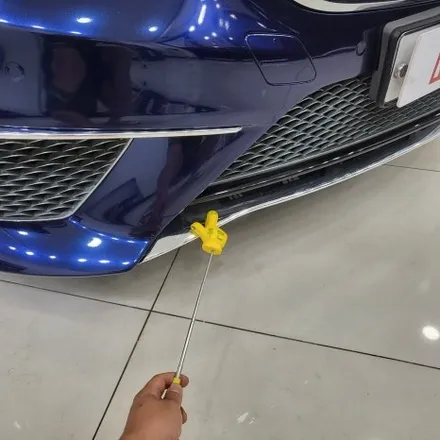 인천랩핑 벤츠 S63 amg 기존랩핑 제거 후 BMW 탄자나이트 컬러로 전체랩핑 진행 / 추가로 부분 실버크롬랩핑으로 고급스럽게 만들어 드렸습니다 / 인천 남동구 논현동