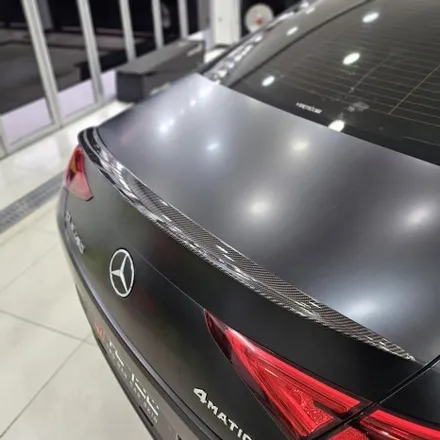 벤츠 CLS450 사틴블랙 전체랩핑 / 라이트 톤다운 작업으로 포스있는 벤츠 CLS 차량으로 만들어 드렸습니다 / 송도랩핑 투맨카스킨 / 인천 남동구 논현동