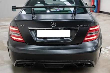 인천랩핑 벤츠 C63AMG 전체랩핑 / 유명유튜버님 차량 / 사틴블랙락그레이메탈릭 / 에이버리데니슨 / 송도랩핑 / 논현랩핑 / 시흥랩핑 / 김포랩핑 / 청라랩핑 / 인천 서구, 부평, 부천