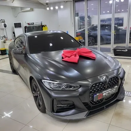 인천랩핑 BMW 420i 사틴블랙 전체랩핑으로 포스 넘치는 차량으로 꾸미기~! / bmw 4시리즈 랩핑 전문점 / 투맨카스킨 / 인천 남동구 논현동