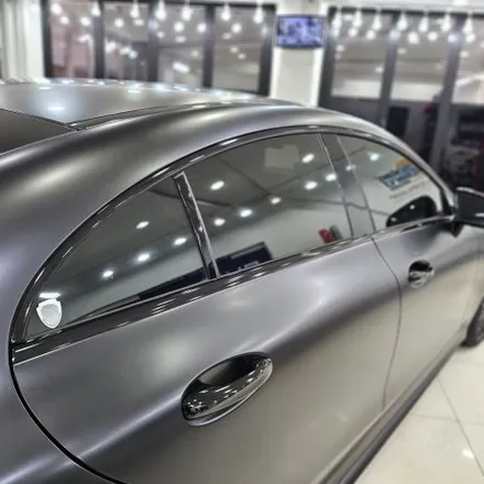 벤츠 CLS450 사틴블랙 전체랩핑 / 라이트 톤다운 작업으로 포스있는 벤츠 CLS 차량으로 만들어 드렸습니다 / 송도랩핑 투맨카스킨 / 인천 남동구 논현동