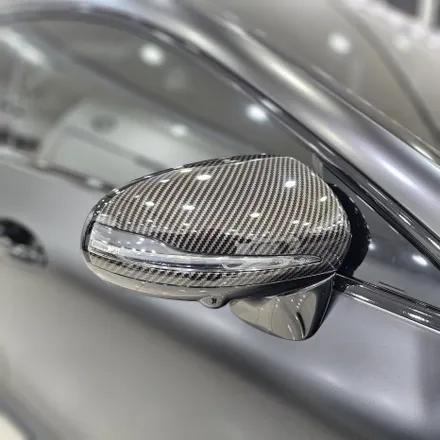 벤츠 CLS450 사틴블랙 전체랩핑 / 라이트 톤다운 작업으로 포스있는 벤츠 CLS 차량으로 만들어 드렸습니다 / 송도랩핑 투맨카스킨 / 인천 남동구 논현동